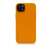 DECODED Silicone Back Cover for iPhone 14 Plus, Orange, front view