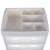 Soulima 3-drawer cosmetic organizer with clear drawers and compartments for makeup, jewelry, and other small items