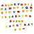 Magnetic letters, numbers, and math symbols for kids