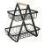 Two-storey fruit basket, metal+wood 74175675