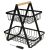 Two-storey fruit basket, metal+wood 74175675