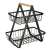 Two-storey fruit basket, metal+wood 74175675
