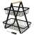 Two-storey fruit basket, metal+wood 74175675