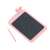 Pink LCD writing tablet with bunny ears, 8.5 inches, for drawing and writing, comes with a stylus