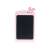 Pink LCD writing tablet with bunny ears, 8.5 inches, for drawing and writing, comes with a stylus