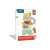 Clementoni Lovely Soft Dog Rattle, plush toy with rattle for babies, colorful, soft, with teething ring