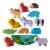Joc puzzle Animal Safari, Lemn, 3 ani+, 13 piese, Multicolor 74182827