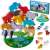 Joc puzzle Animal Safari, Lemn, 3 ani+, 13 piese, Multicolor 74182827