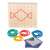 Wooden Geoboard Puzzle - Geometric Game - 15x15cm 102887382