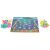 Ikonka Montessori magnetic wooden fishing game with alphabet fish