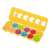 Matching Eggs toy set, 12 pieces, fruit and vegetable shapes, for toddlers and preschoolers