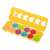 Matching Eggs toy set, 12 pieces, fruit and vegetable shapes, for toddlers and preschoolers