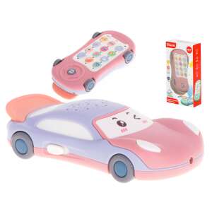 Autó-telefon játék kisbabáknak, csillag kivetítővel, zenével, rózsaszín 74191687 Fejlesztő játék bölcsiseknek