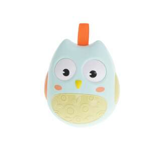 Blue sensory owl rattle, baby toy, developmental toy, sensory toy, baby gift - Babies & Toddler