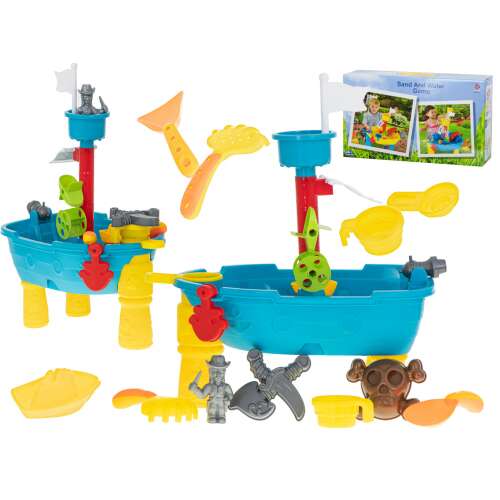 Swimming water table sandbox pirate ship / 25pieces 74192181