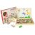 Ikonka 2in1 Magnetic and Felt Board with Box, Accessories, and Example Book