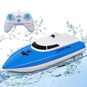 Távirányítós csónak felnőtteknek és gyerekeknek, mini 2,4 GHz-es elektromos távirányítós versenycsónak távirányítóval - STOTOY 74911504 