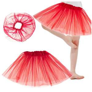 Red tulle tutu skirt costume for girls, dance and dress-up - Costume for Kid