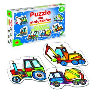 Puzzle kisgyermekeknek - építőipari gépek 74234527 
