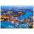 Castorland 1000 piece puzzle of London at night, aerial view of the city with the Tower Bridge