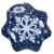 Top-Down View of Inflatable Snowflake Star Snow Tube Sled