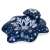 Inflatable Snowflake Star Snow Tube Sled on White Background