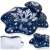 Snow tube snowflake design, inflatable snow tube with backrest, blue and white snowflake pattern, snow tube for kids and adults