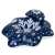 Inflatable snow tube, snowflake design, blue and white snowflake pattern, snow tube for kids and adults