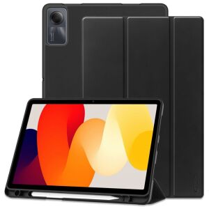 Tablettok Xiaomi Redmi Pad SE 11 инча Черен Smart Case, изглед на стойка - Tech-Protect