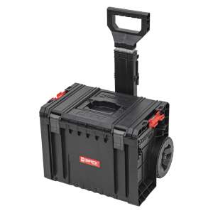 QBRICK SYSTEM PRO CART 2.0 Werkzeugwagen, schwarz, mit Teleskopgriff und Rädern - Qbrick System