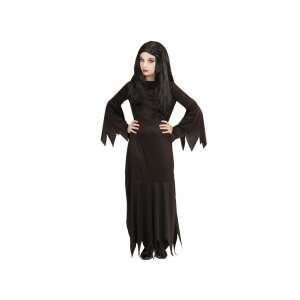 Morticia Addams Lányjelmez - Fekete Ruha - 128 cm 85661806 - Widmann
