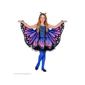 Kostium motyla dla dziewczynki, niebiesko-fioletowy, rozmiar 158 - Widmann Kostium dla dzieci