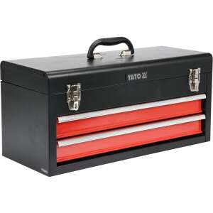 YATO Szerszámosláda fém 2 fiók