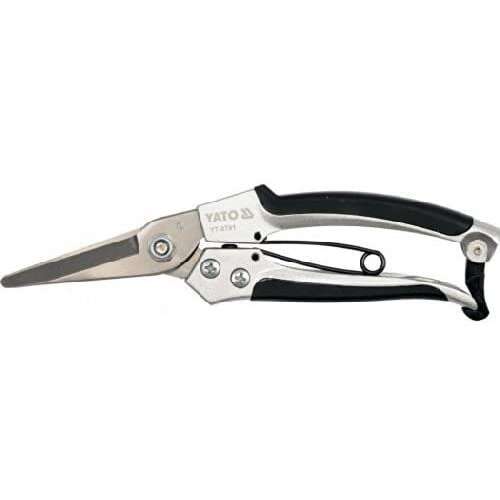 Sekator ogrodowy YATO 200mm z ostrzami ze stali nierdzewnej i aluminiowym uchwytem