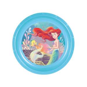 Teller aus Kunststoff mit Arielle und Flounder, blau - Teller für Kinder