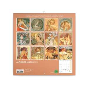 Mucha 2024-es Falinaptár - 12 Hónap 76186400 - REALSYSTEM