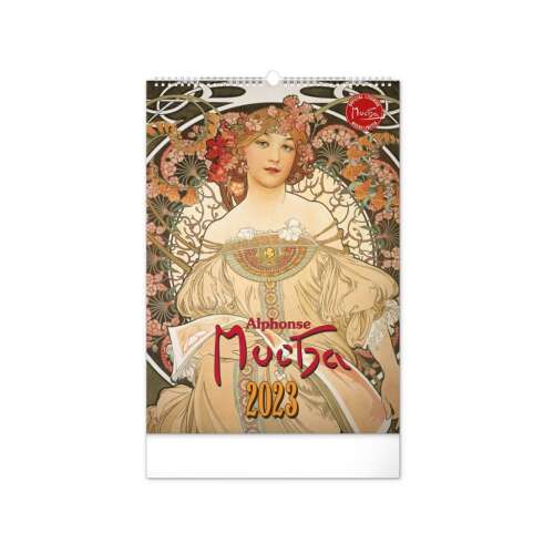 Mucha Alphonse 2024 Falinaptár - 46x33cm 74258960