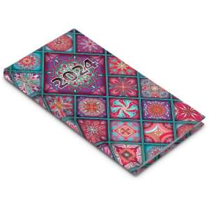 Realsystem 2024 zsebnaptár mozaik mintával - REALSYSTEM