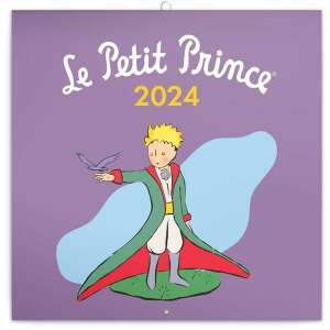 Le Petit Prince 2024-es falinaptár, a Kis Herceg rókával színes illusztrációval - REALSYSTEM