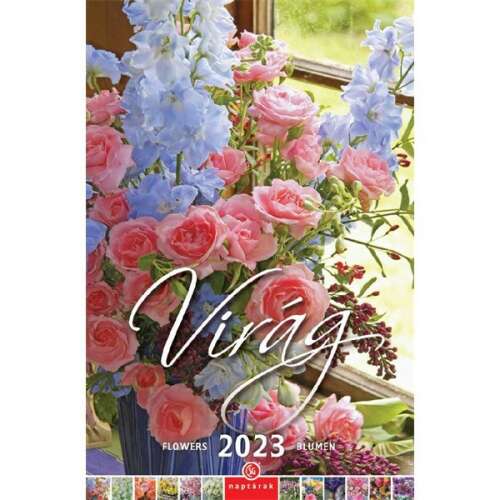 CSG 2024 Virág falinaptár, virágos design