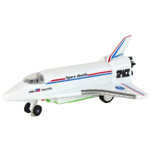 Űrrepülő Játék - Távirányítós - Fehér - 23cm, bočný pohľad - Nonbrand Vozidlo na diaľkové ovládanie