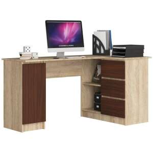 Sarok íróasztal - Akord Furniture - 155 cm - sonoma tölgy / wenge 74264981 Íróasztalok