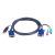 ATEN 2L-5502UP 1,8m USB KVM Kábel w/ built-in PS2 to USB Converter 2L-5502UP 78362180