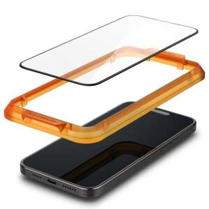 Spigen iPhone 15 Pro AlignMaster GLAS.tR FC Screen Protector with Installation Tray - Spigen