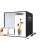 Puluz Photo Studio Light Box, 30cm LED, shadowless tent for product photography, with phone and flowers in the tent