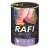 RAFI Getreidefrei Mit Kaninchen Nassfutter für Hunde, 400g Dose, mit Blaubeeren und Cranberries