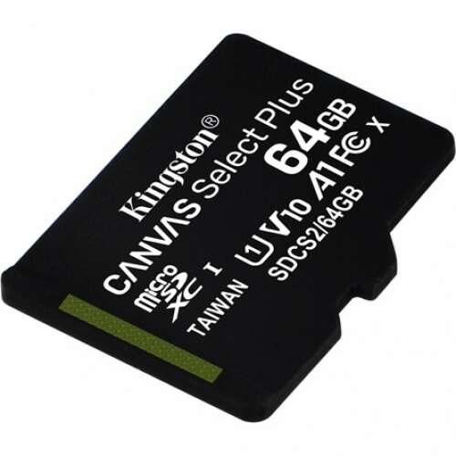 Karta pamięci Kingston Canvas Select Plus 64GB microSDHC, Class 10, UHS-1