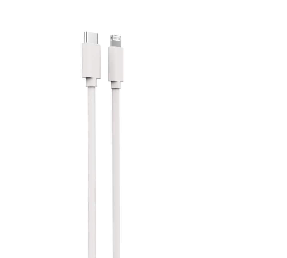 Cellect iPhone USB C to lightning adat és Töltőkábel, Fehér
