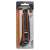 Handy snap-off utility knife with 6 blades, 18mm breakable blades, orange and black handle