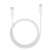 Weißes USB-C auf USB-C Kabel